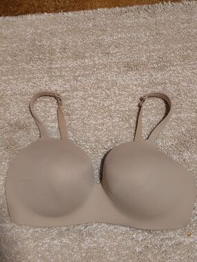 Cacique 40DDD Convertible Molded Bra in Taupe Beige Lightly Lined Tshirt No Wire